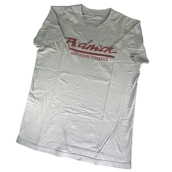 Ruff Riders Gray "Redneck" Short Sleeve T-Shirt - Picture 2 of 5